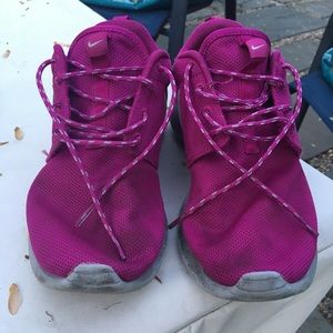Pink Nike Roshe Run Sneakers
